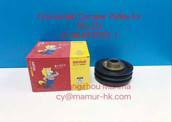 Crankshaft Damper Pulley ISUZU Truck Parts ISUZU NKR NHR 8-94453552-1 8944535521